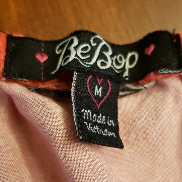 BeBob Boho Strapless Romper M VGUC Orange & Blue - Picture 5 of 12